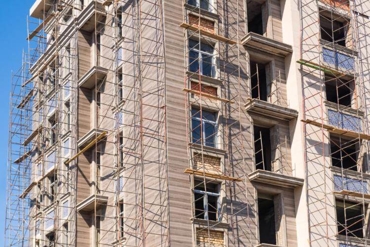Tower block scaffolding Sidcup DA15 7
